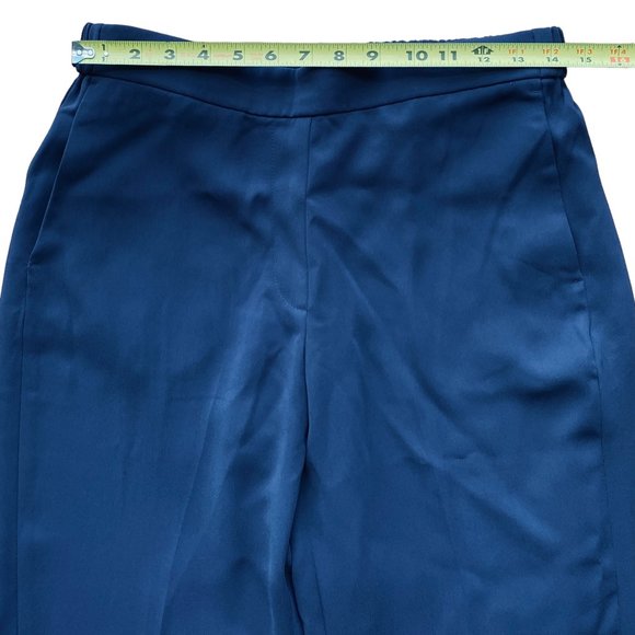 J.Crew Factory Jamie Pant Elastic Waist Navy Blue Comfort Cropped Leg NWT Sz10 - Picture 5 of 10